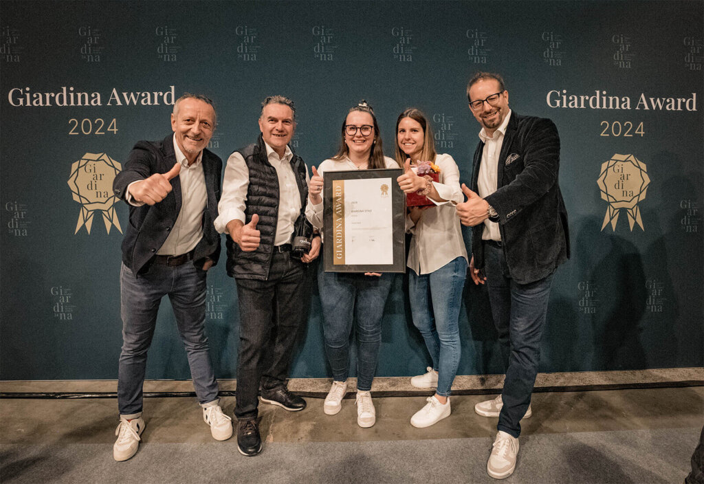 Das Giardina OK mit dem Award