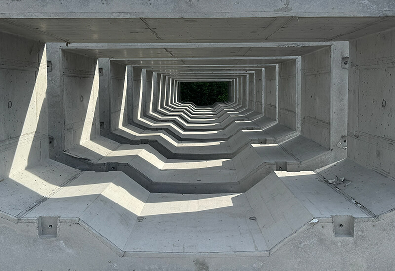 Vorfabrizierte Rahmenelemente aus Beton